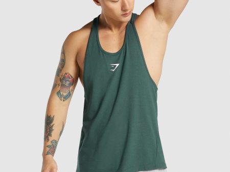 Gymshark Critical 2.0 Stringer - Dark Green Discount