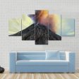 Active Volcano Belches Smoke Canvas Wall Art Supply