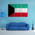 Kuwait Flag Canvas Wall Art Online now