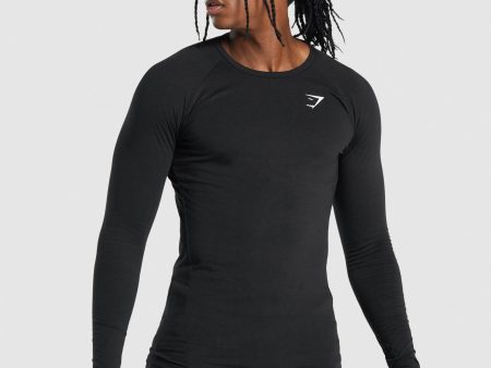 Gymshark Critical 2.0 Long Sleeve T-Shirt - Black Online