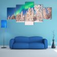 Aurora Borealis In Lapland Finland Canvas Wall Art Sale