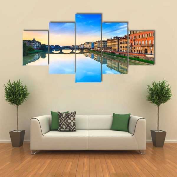 Carraia Medieval Bridge Canvas Wall Art Supply