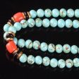 108 Natural Turquoise Bead Wrist Mala Bracelets Online Sale