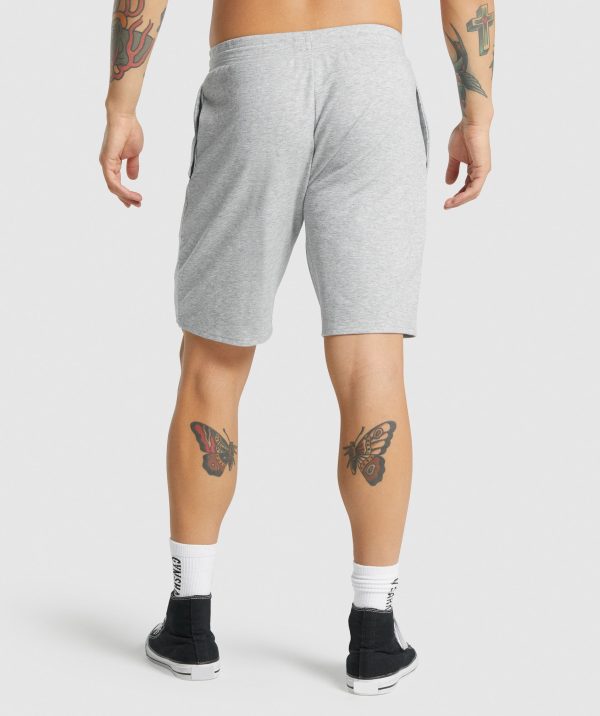 Gymshark Critical 2.0 9  Shorts - Light Grey Marl Fashion