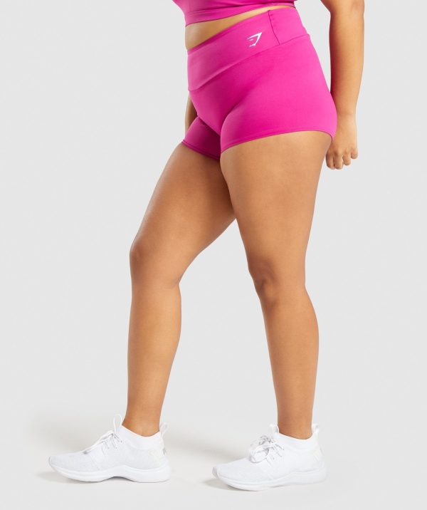 Gymshark Training Short Length Shorts - Pink Online now