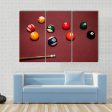 Snooker Pool Canvas Wall Art Cheap