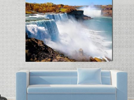 American Side Of Niagara Falls Canvas Wall Art For Sale