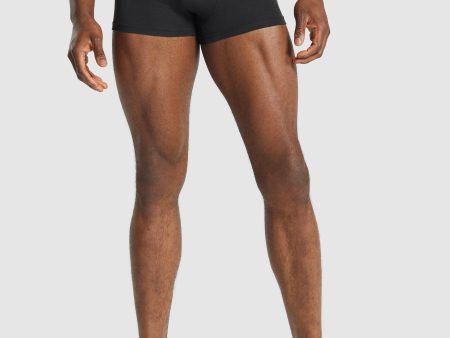 Gymshark Trunk 2pk - Black Online Sale