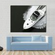 Aerial View Of Speedboat Canvas Wall Art Supply