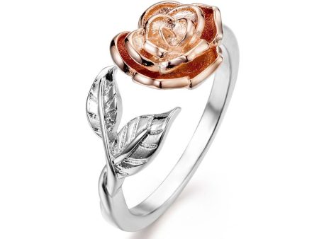 Delicate Rose Wrap Rings on Sale