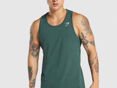 Gymshark Critical 2.0 Tank - Dark Green Online