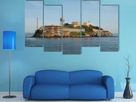 Alcatraz Island In San Francisco Canvas Wall Art For Discount