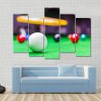 Snooker Ball On Snooker Table Canvas Wall Art For Sale