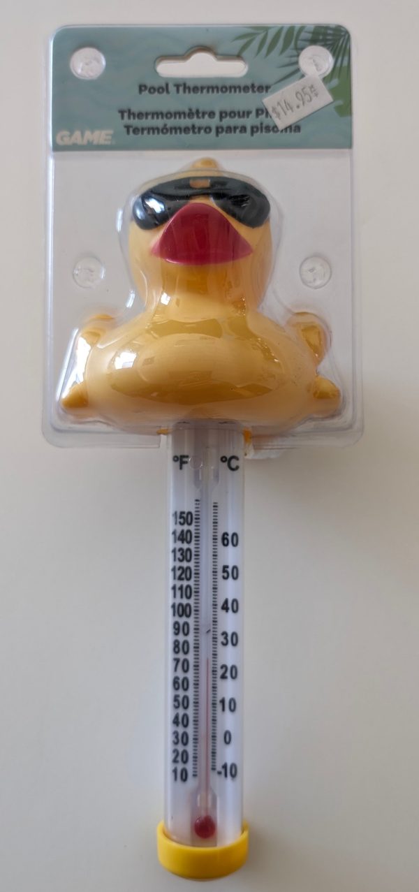 Floating duck thermometer on Sale