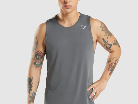 Gymshark Arrival Tank - Grey For Discount