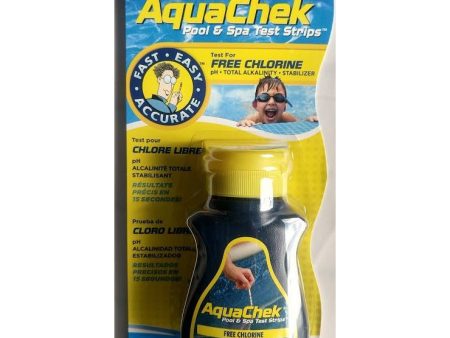 AquaCheck Chlorine, pH, Alkalinity and Stabilizer test strips, bottle of 50 For Cheap