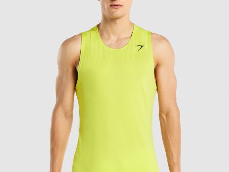 Gymshark Arrival Tank - Yellow Online now