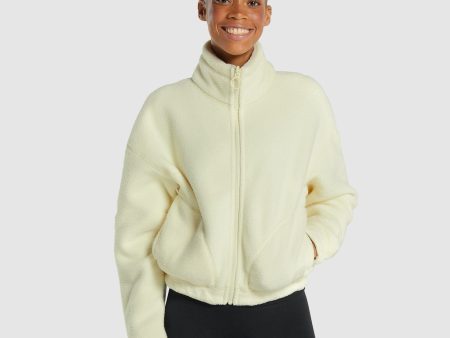 Gymshark Sherpa Jacket - Yellow Discount