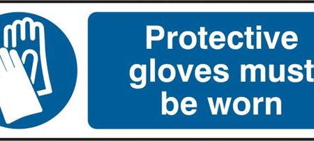 GLOVES MUST BE WORN SAV (PK5) 300MM X 100MM For Sale