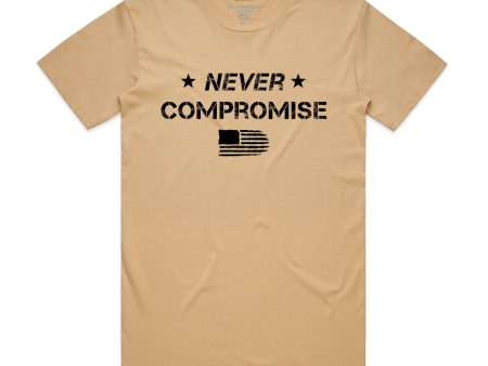 Never Compromise Tee - Colors For Cheap