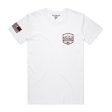 CONQUER CREST TEE - WHITE Supply