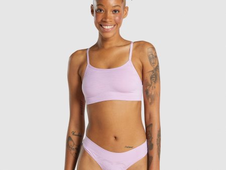 Gymshark Seamless Scoop Neck Bralette - Light Pink Cheap