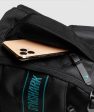 Gymshark Taped Logo Backpack - Black Teal Hot on Sale