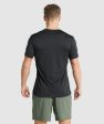 Gymshark Arrival Marl T-Shirt - Black Marl Hot on Sale