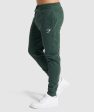 Gymshark Crest Joggers - Dark Green Hot on Sale