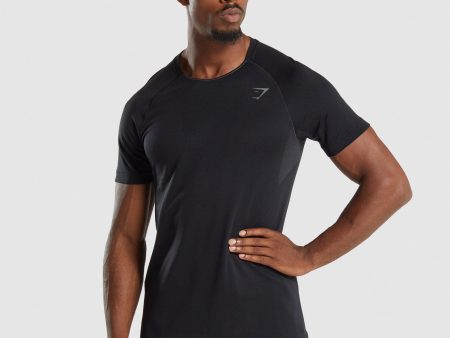 Gymshark Apex Perform T-Shirt - Black For Sale