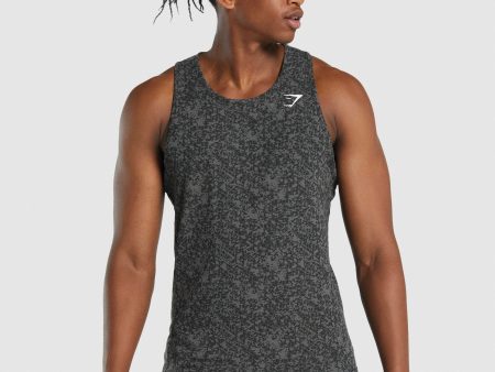 Gymshark Critical 2.0 Tank - Charcoal Print For Sale