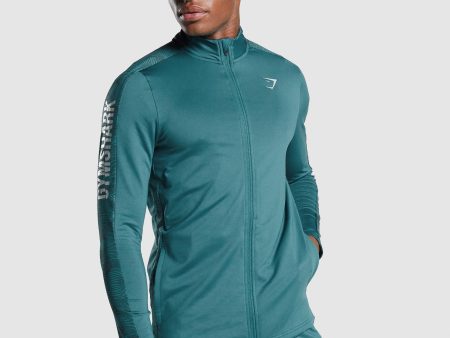 Gymshark Sport Full Zip - Teal For Sale