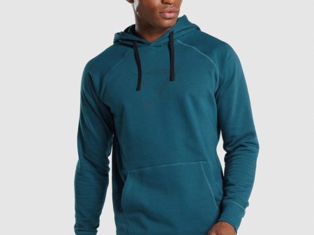 Gymshark Sharkhead Infill Hoodie - Teal For Discount