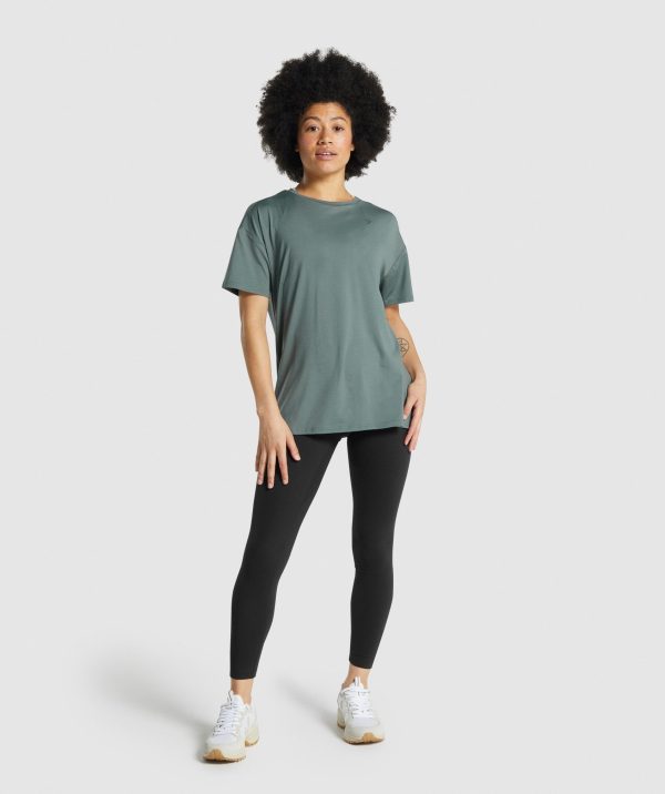 Gymshark Whitney Oversized T-Shirt - Eucalyptus Supply