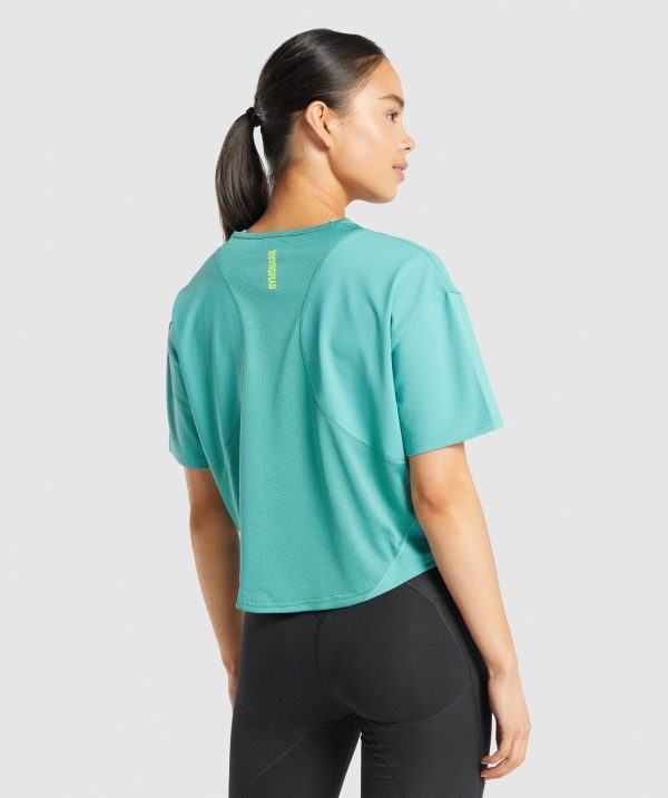 Gymshark Pulse T-Shirt - Teal Fashion