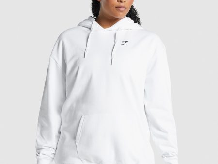 Gymshark Training Oversized Hoodie - White Sale