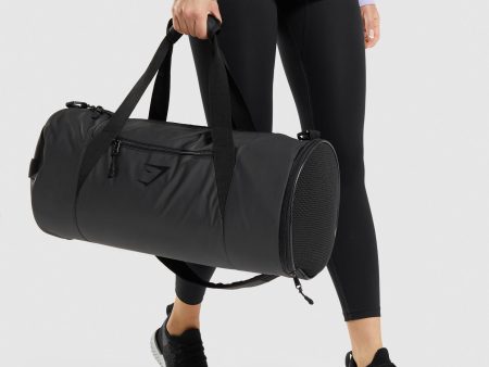 Gymshark Barrel Bag - Black Online