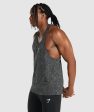 Gymshark Critical 2.0 Stringer - Charcoal Print Supply