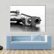 9mm Gun Canvas Wall Art Supply