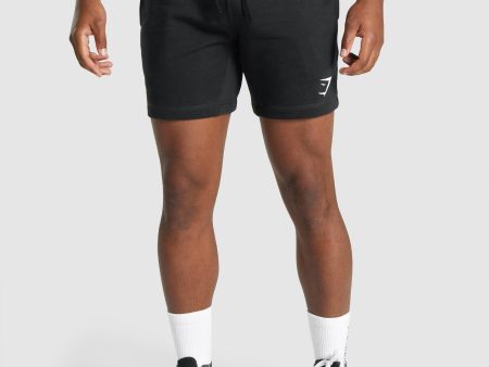 Gymshark Crest Shorts - Black Sale