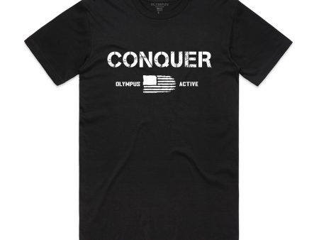 CONQUER TEE - BLACK Discount