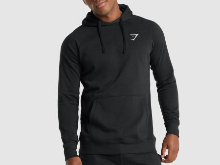 Gymshark Crest Hoodie - Black Supply