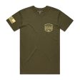 CONQUER CREST TEE - COLORS on Sale