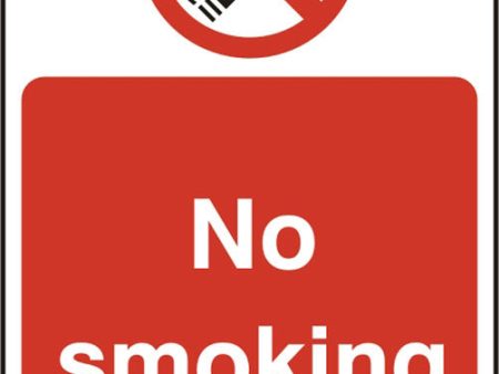 NO SMOKING RPVC (PK5) 200MM X 300MM For Cheap