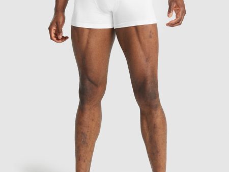 Gymshark Boxers 2pk - White For Cheap