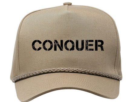 Conquer Snapback - Tan Online now