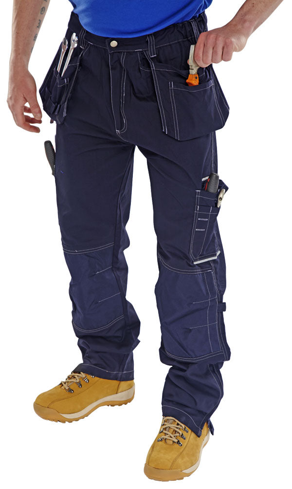 SHAWBURY M P TROUSER NAVY on Sale