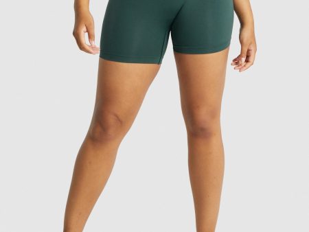 Gymshark Fit Seamless Shorts - Green Supply