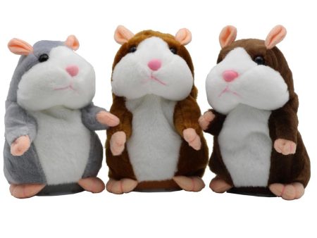 Talk Back Hamster Plush Toy Hot on Sale