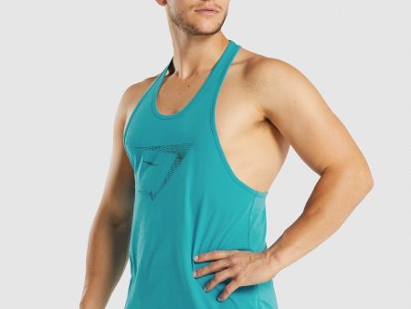 Gymshark Sharkhead Infill Stringer - Blue on Sale